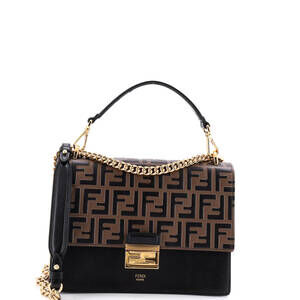 Fendi Kan U Shoulder Bag Zucca Embossed #236737F19B